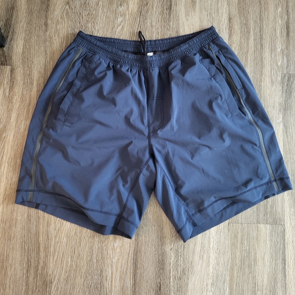 Lululemon Athletica Blue Athletic Shorts Lightweight Elastic Waistband